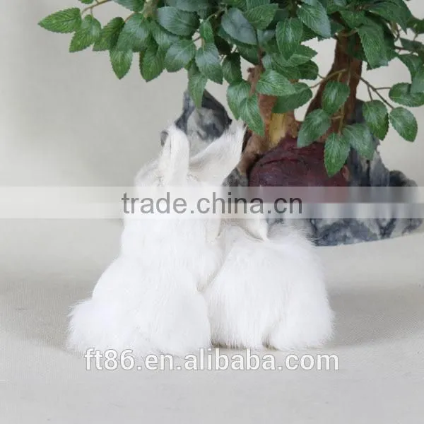 Replica Easter Realistic Bunny Handmade Plush Toy Animal photo-3