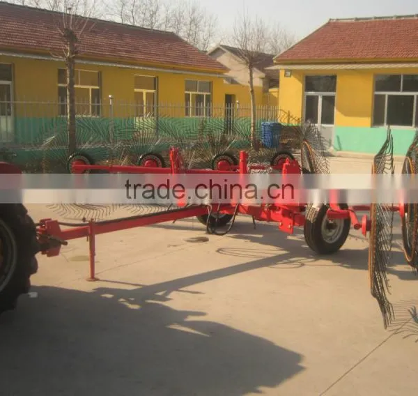 Tractor 3 Point Linkage Straw Alfafa Collecting Machine Mini Hay Rake photo-5