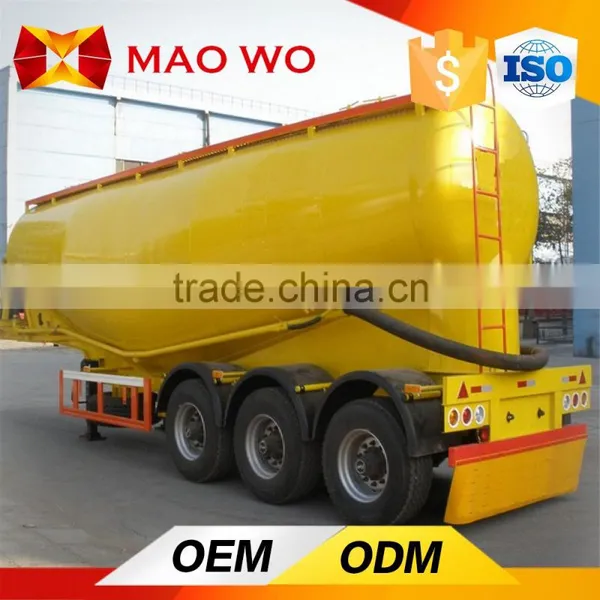 Tri-axle Large Capacity Bulk Cement Tanker Powder Truck Trailer photo-2