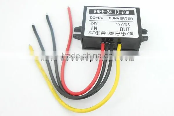 24V Turn 12V5A Monitor Power DC-DC Buck Converter Power Module 12V2A3A4A5A Car Power photo-5