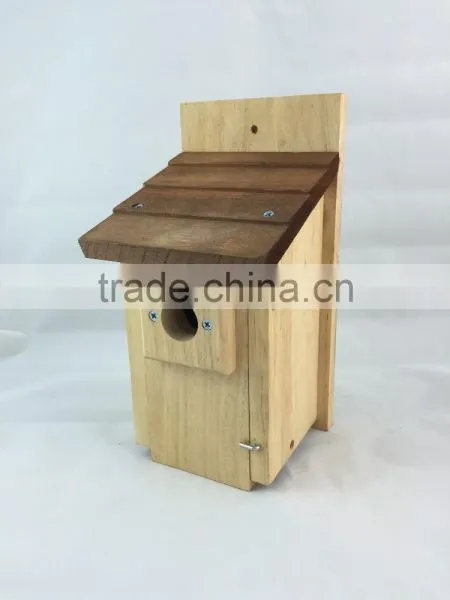 FSC Small New Design Wood House Wooden Bird Cage photo-5