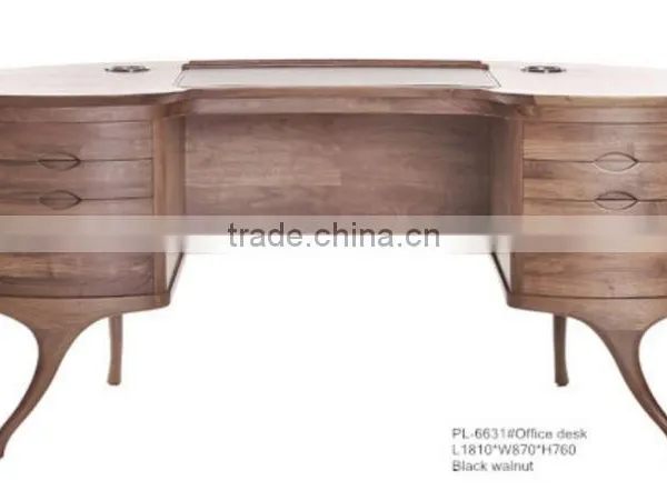 Modern Computer Desk in Wood for Home Study
