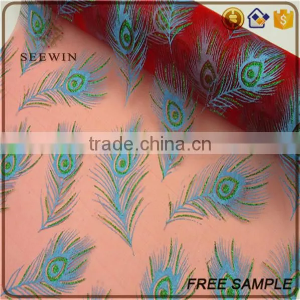 Fashionable Trendy Wrapping Roll Organza Fabric Tulle Fabric photo-3