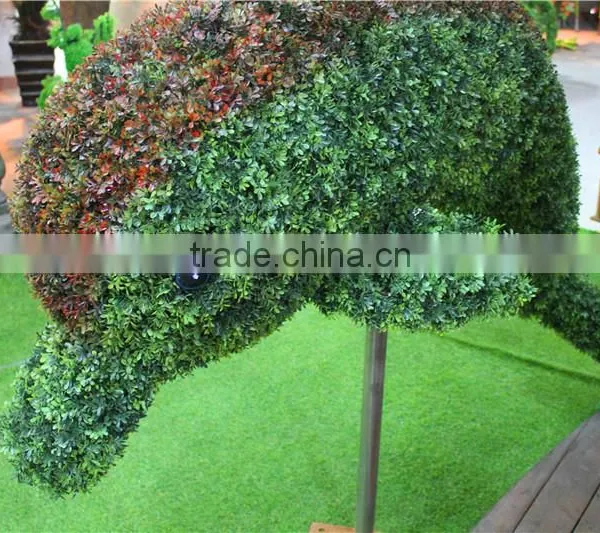 Grass Statue Amusement Park Ornament Garden Decor Dolphin Grass Sculpture photo-2