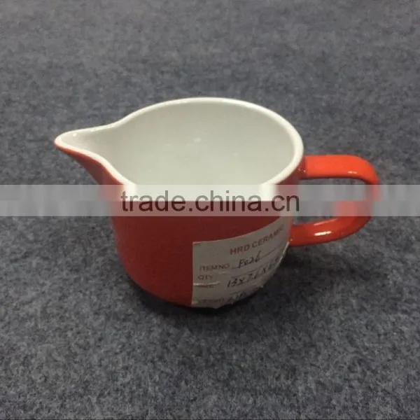 Ceramic Red Milk Pot 180 ml photo-2