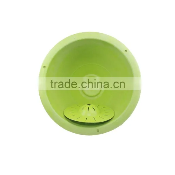 Ecological Best Quality Hot Selling Bamboo Fiber Powder Hanging Flowerpot photo-3