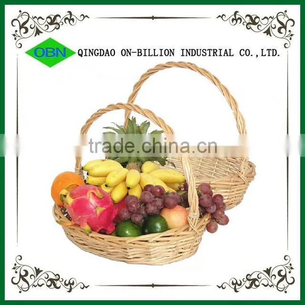Home Decorative Natural Wicker Rattan Fruit Basket photo-2