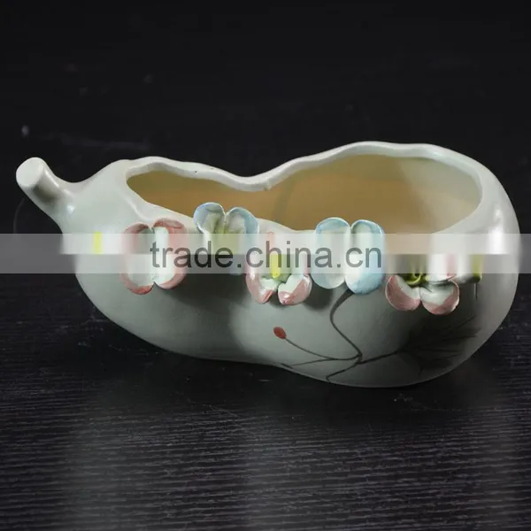 Factory Ceramic Handmade Flower Pot for Garden Plant Decoration photo-2