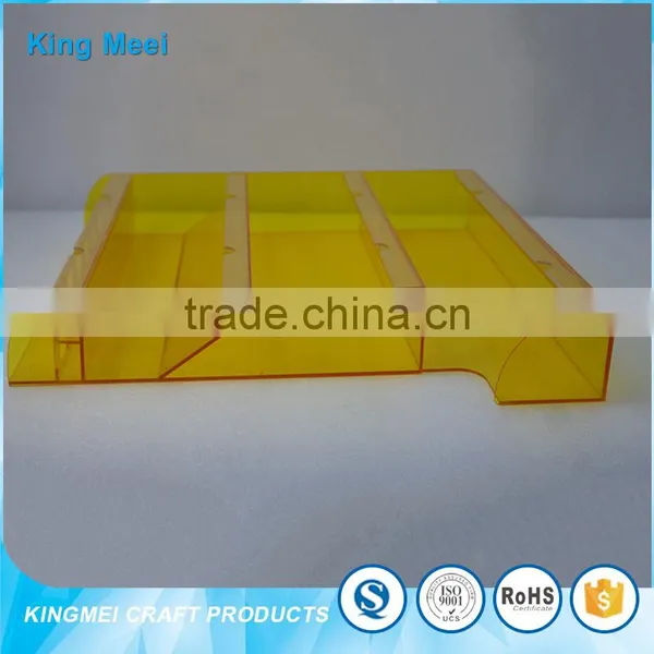 3 Tier Acrylic Cosmetic Stair Step Display Shelf photo-3