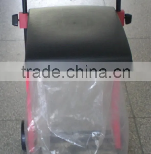 80L Multi-function Garden Rubbish Cart With Plastic Bag, Waste Cart, TROLLEY WHEELIE RUBBISH BIN TRUCK DISPOSAL BAG photo-5