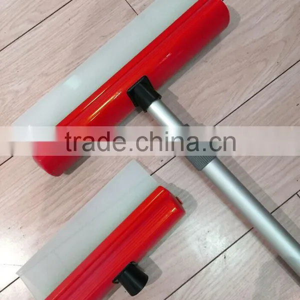 2 in 1 Long Handle China Red Silicone Wiper Blade photo-3