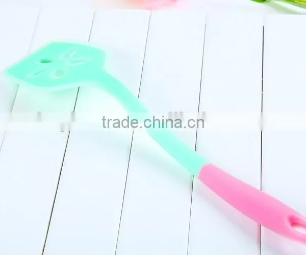 Silicone Slotted Turner Cooking Tools Egg Stir Frying Fish Slice Shovel photo-2