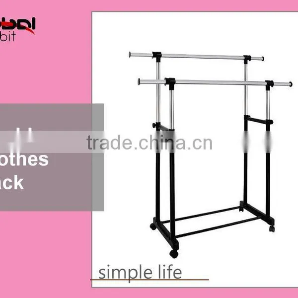 Multifunction Stainless Steel Drying Clothes Rack With Storage Drawer photo-2