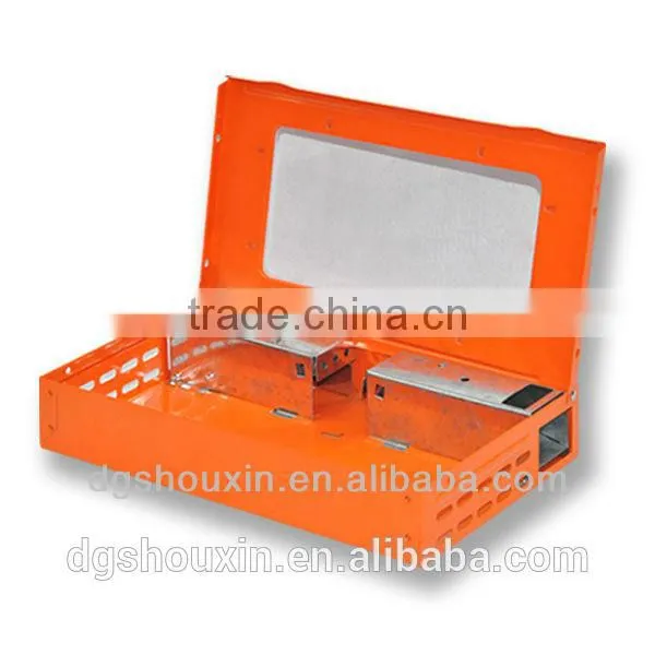 TIN Humane Live Mouse Trap With Color Coating SX-5003CL-OR photo-3