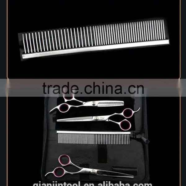 QJ-PT22 Durable High Quality Dog Cutting Scissors Set photo-3