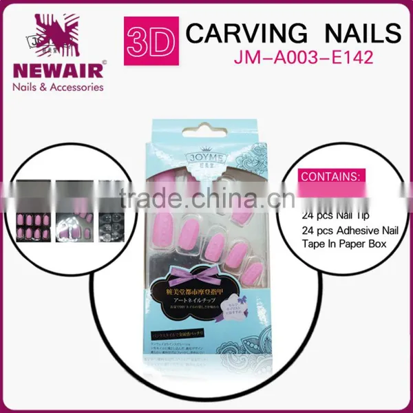 2017 New 3D Fashion Oval Colorful Artificial Art Nail Tips photo-4