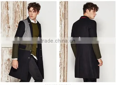 Fashion Design Mid-long Men Coat Winter Coat photo-2