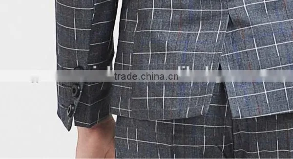 New Style Box Pattern Factory Price Boy Suit photo-5