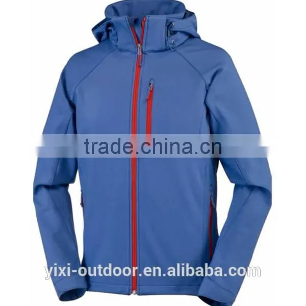 OEM Service Outdoor Mens Hooded Winter Softshell Jacket photo-5