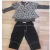 Baby Girl Set, T-shirt and Jeans Pants