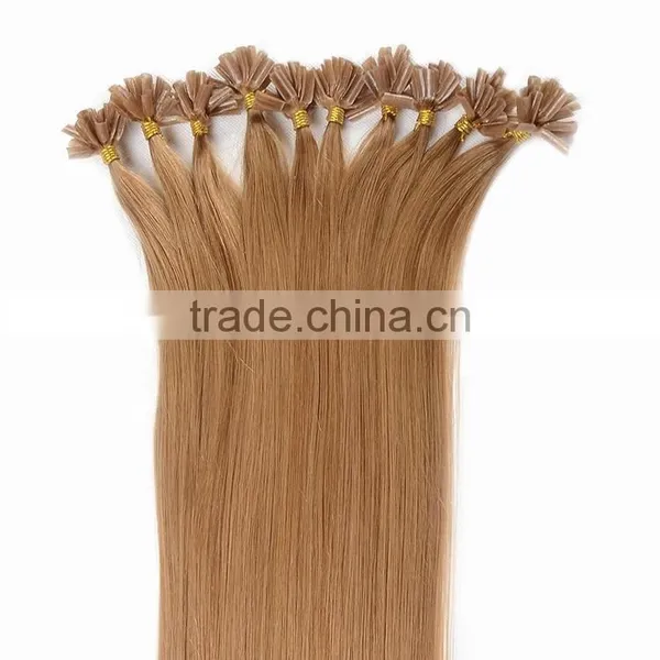 6A Remy Brazilian Unprocessed Hair Extension, Keratin U Tip Hair Extension photo-4