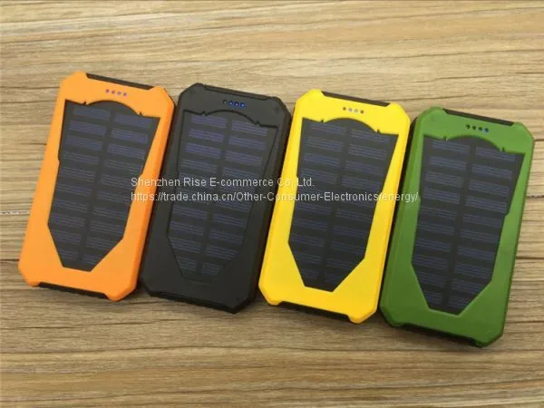 12000mah Portable Solar Charger Waterproof Mobile Phones Solar Power Bank photo-4