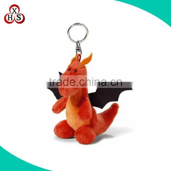 Customized Cute Big Eyes Handmade Animal Cotton Keychain photo-4