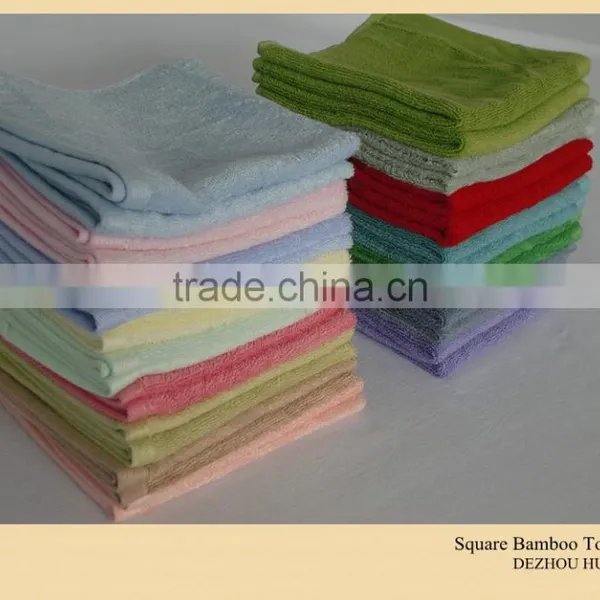 Hand Towel Square Shape Bamboo and Organic Cotton Fiber photo-3