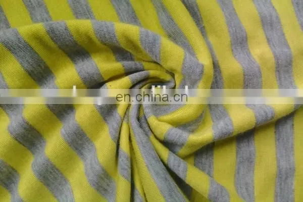 Winfar Textile Single Jersey Rayon Yarn Dyed Stripe Knitting Fabric for Dress photo-5