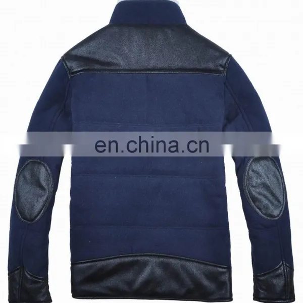 2017 Latest Design Mens Handsome Padded pu Leather Jacket Motrocycle photo-3
