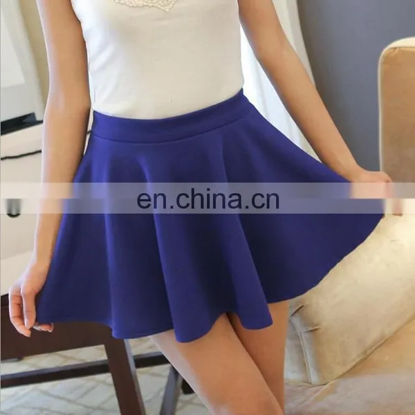 Women Fashion Summer Clothes Stretch Midi A-Line Sweet Waisted Skirt photo-4
