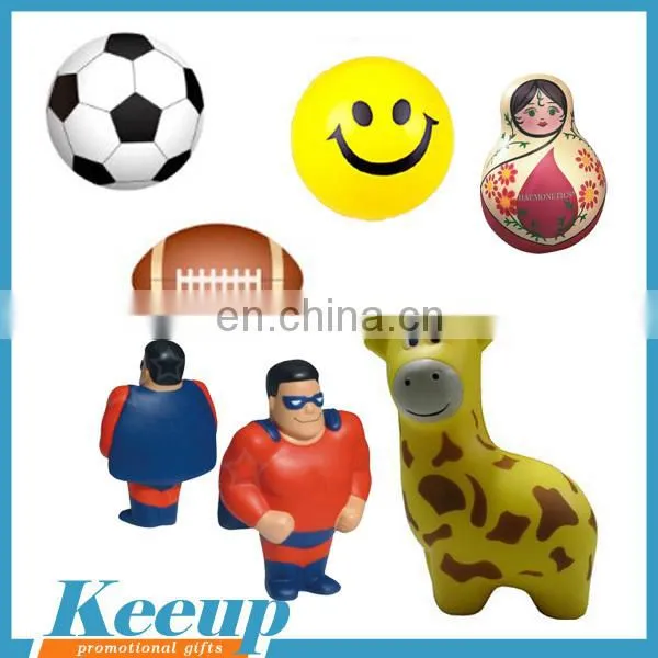 Promotional high quality Customized cheap PU stress ball anti stress relievers