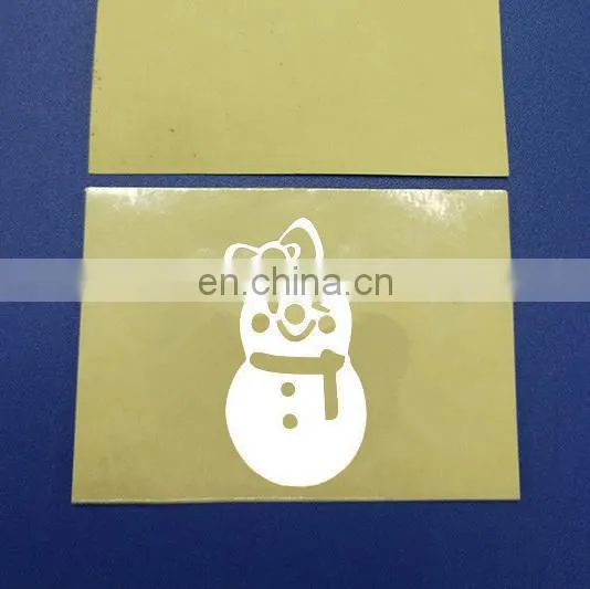 Cute Snowman Thin Adhesive Label Sticker for Wine Glass