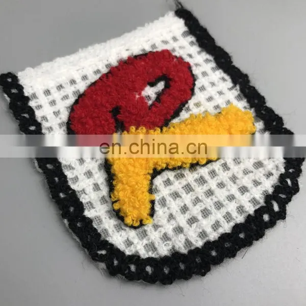 Hot Cute Cartoon Towel Chenille Embroidery on Clothes Sew Patches Sale photo-6