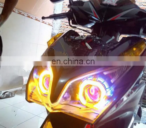 2.0" HID Bi-xenon Projector Lens HID Headlamp Double Angel Eyes Projector Headlight