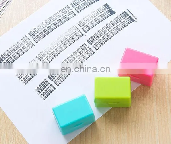 Office Express Pack ID Identity Self Information Protector Roller Stamp photo-2