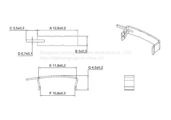 RM7 Clamps, RM7 Transformer CLIP Spring Clips, SK7 Material，Delivery Fast. photo-2