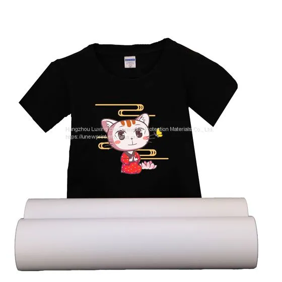 Dark-colored Printable Heat Transfer Film, Iron-on Transfer Vinyl, Eco-solvent Printing, PU Material, UNEWPRINT 100cm*30m