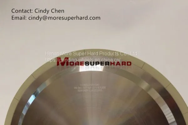 3A1 Ceramic Bonded Diamond Disc Type Superhard Material Grinding Wheel photo-4