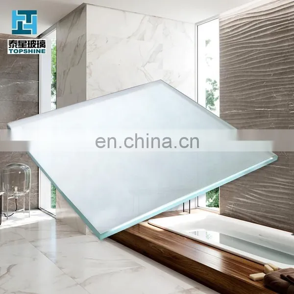 China Supplier Tempered Frosted Acid Etched Glass for Glass Table Top photo-3