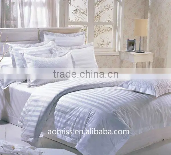 Luxury Five Star Stripe Hotel Bed Sheets 1000 Thread Count Egyptian Cotton Sheets