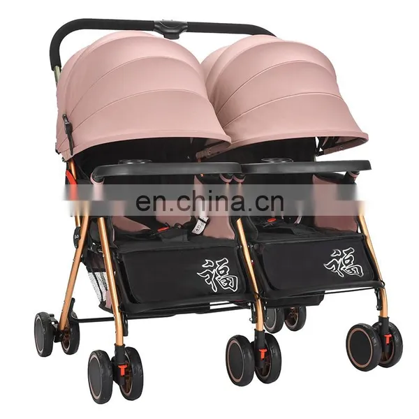 Eazy Foldable Light Weigh Baby Double Prams Sale/ Baby Double Strollers With Car Seat/ Baby Stroller for 2