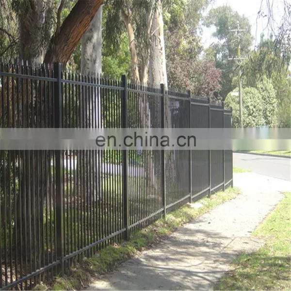 Galvanized Steel Picket Fence PVC Coated Steel Fence Zinc Steel Fence photo-5