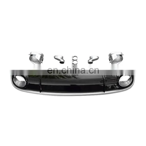 RS7 Diffuser With Tailpipe for Audi A7 Refit to Audi A7 RS Line High Quality Rear Bumper Diffuser 2009-2015 photo-2