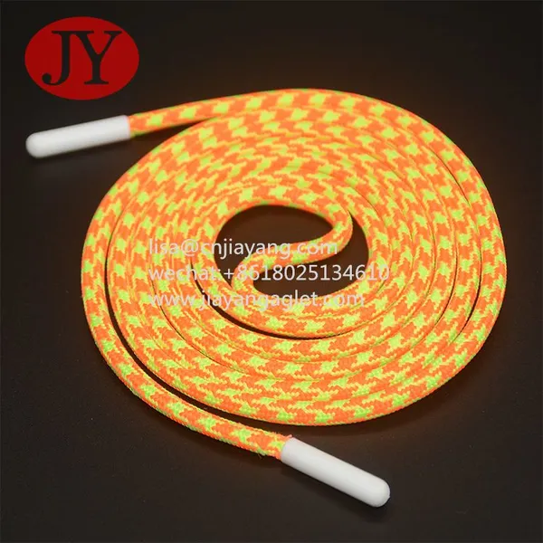 Hot Selling White Plastic Aglet Round Polyester Rope Aglet Hoodie Drawstring Cord Ends Shoe String Aglet photo-5