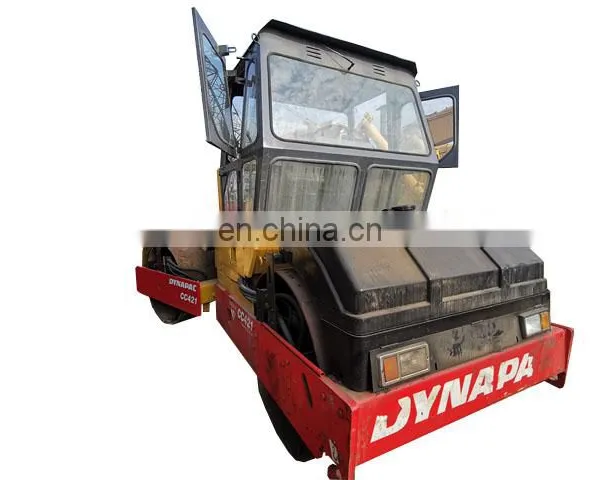 Used Dynapac Double Drum Road Roller , DYNAPAC Original Roller , Dynapac Cc421 photo-4