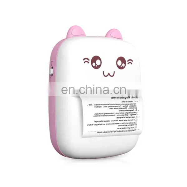 Hot Selling Mini Portable Pocket Printer 200dpi Black White Thermal Sticker Printer Bill Photo Wireless Mobile Label Printers photo-2