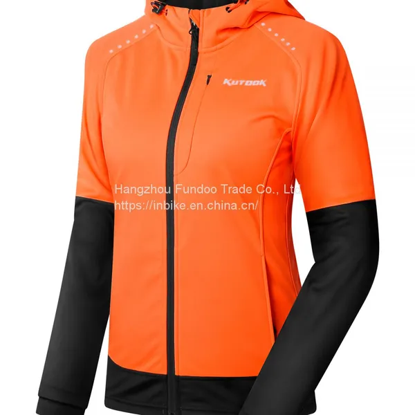 KUTOOK Winter Hiking Jacket Women Fleece Lined Windproof Jacket
