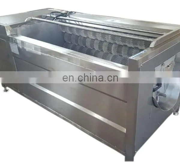 Automatic Vegetable Peeler Cassava Washing and Peeling Machine Carrot Peeler Root Vegetable Food Processing Machine photo-2