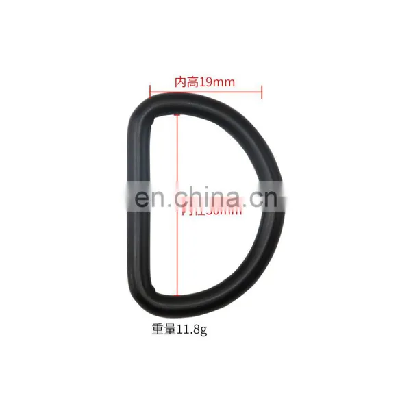 Black Silver Gold 1 Inch Custom Leather Handbag D-Ring Shape Metal D Ring Buckle For Handbags Belt photo-2